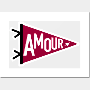 Pennant (amour) Posters and Art